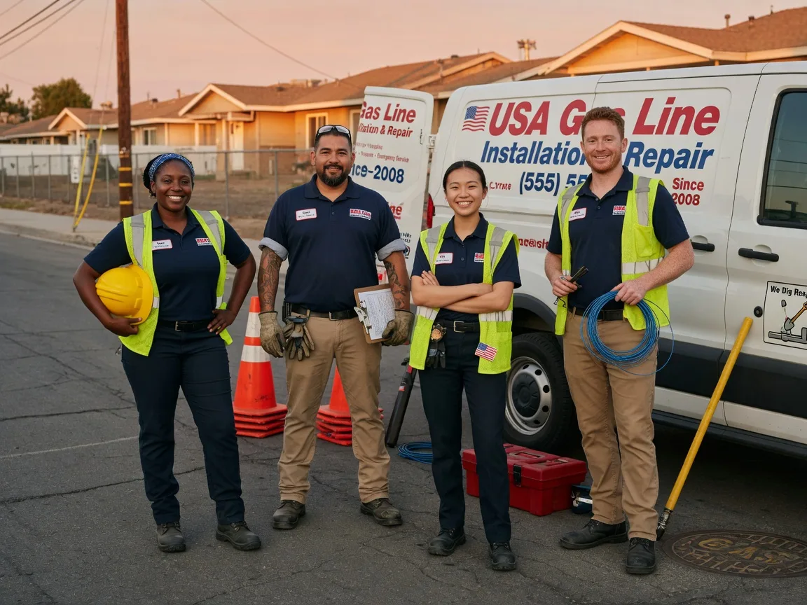 Gas Line Installation company in Wendel, CA